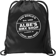 Albe's Shop Drawstring Backpack Black