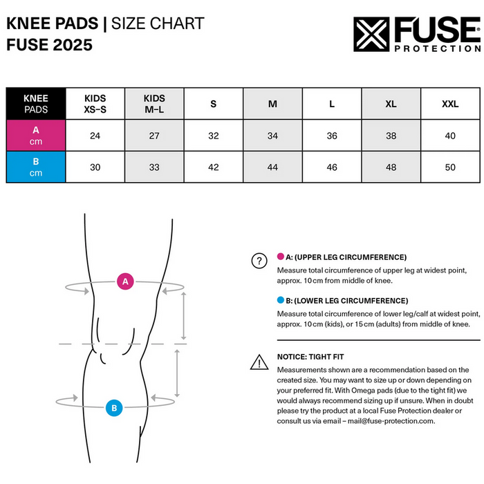 Fuse Omega Pocket Knee Pad