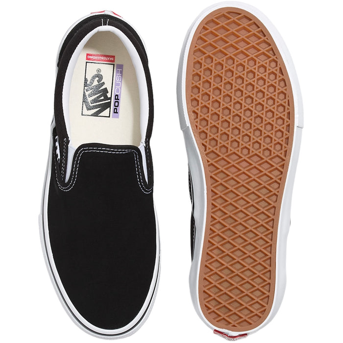 Vans Slip-On Pro Shoes ( Black / White )