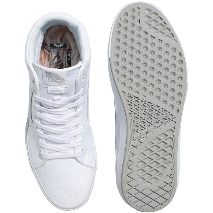 Vans SK8-Hi Perris Benegas Shoes (White / Grey)