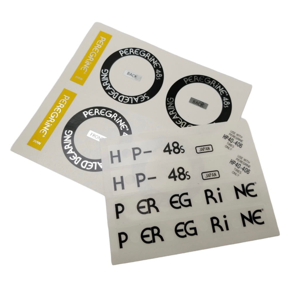 Peregrine Super Pro Wheel Decal Set