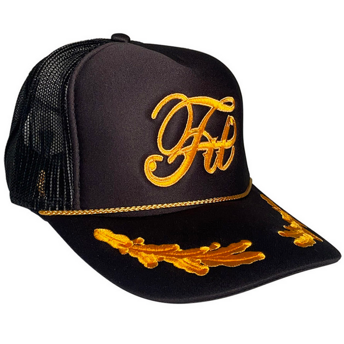 Fit High Crown Captains Trucker Hat