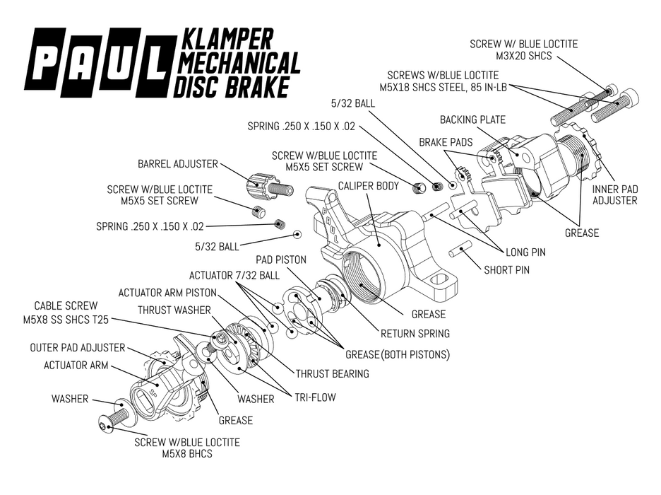 Paul Components Mount/I.S. Klamper Disc Brake