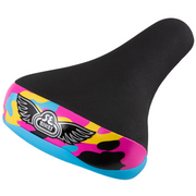 SE Bikes Camo Seat Rainbow Camo