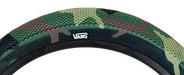 Cult Vans 12" Tire in camo at Albe's BMX Online