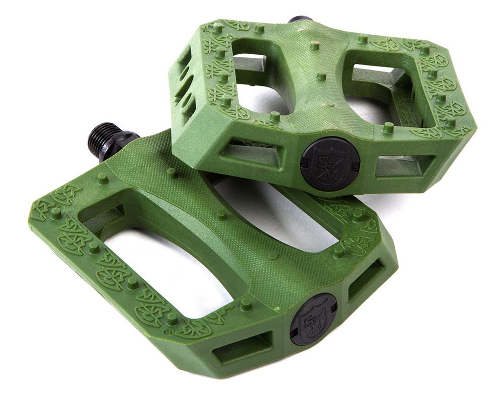 Green sale bmx pedals