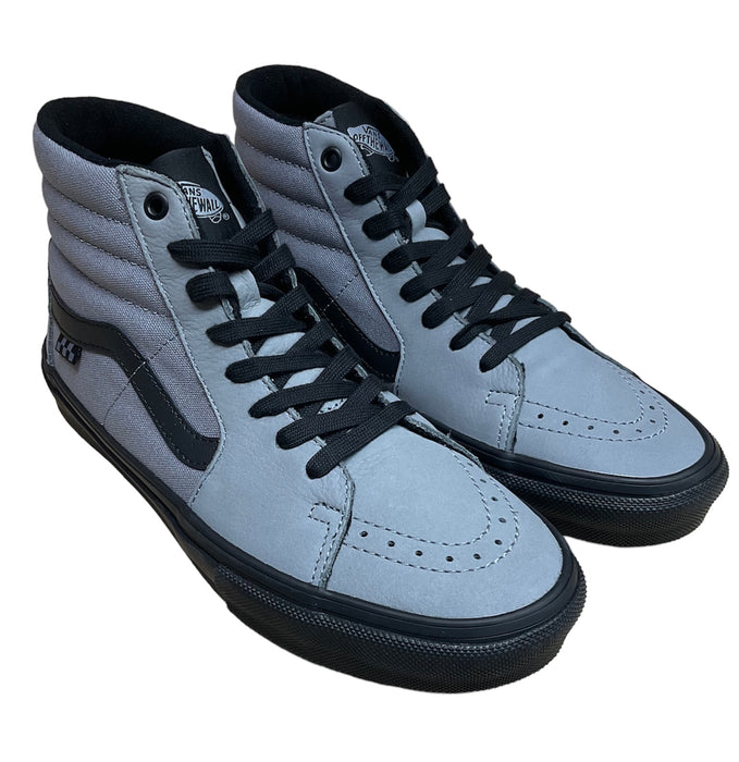 Vans Sk8 Hi Pro Shoes (Washed Blue / Black)